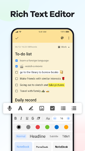 Keep Notes: Color NotePad Note Screenshot 2