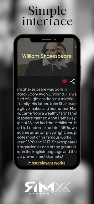Famous Writers and Quotes Screenshot 1
