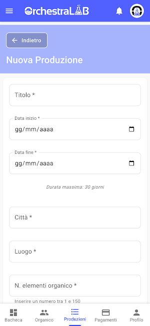 OrchestraLab: CRM e gestionale Screenshot 3