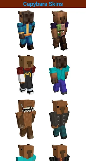 Сapybara Skins For Minecraft Screenshot 1
