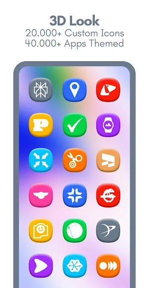 One 3D Color Icon Pack Screenshot 1