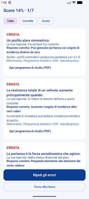 Quiz VDS Ultraleggero a motore Screenshot 1