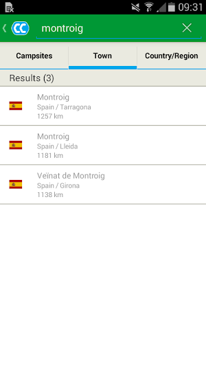 CampingCard ACSI Campsites Screenshot 3