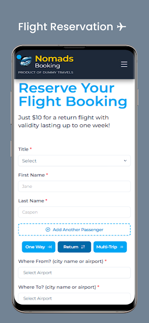Nomads Booking: Travel & More Screenshot 3