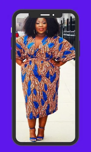 Ankara Plus Size Dress Screenshot 0