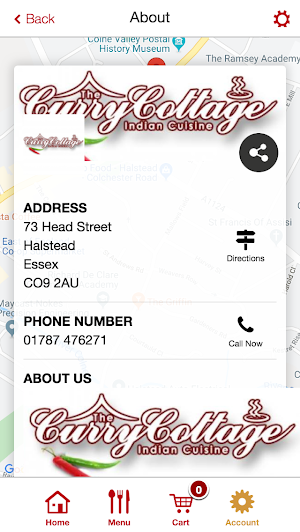 Curry Cottage Halstead Screenshot 3