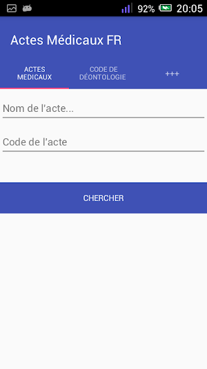 Actes Médicaux Français Screenshot 1
