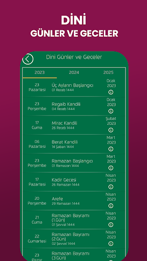 Namaz Vakitleri: Ezan, Kuran Screenshot 2