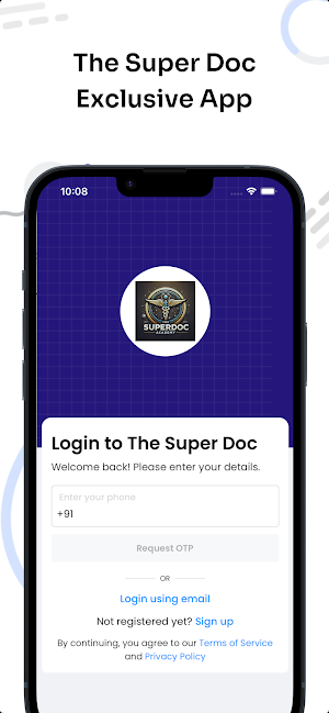The SuperDoc Vitality Hub Screenshot 0