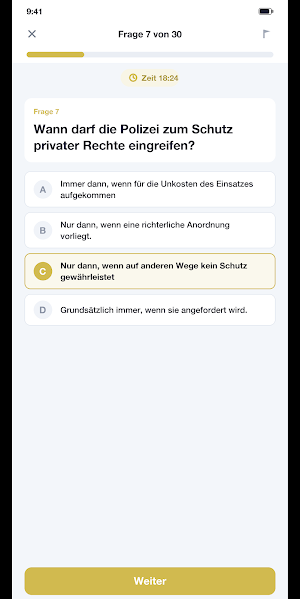 Polizei Einstellungstest 2026 Screenshot 2
