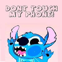 Don’t touch my phone wallpaper