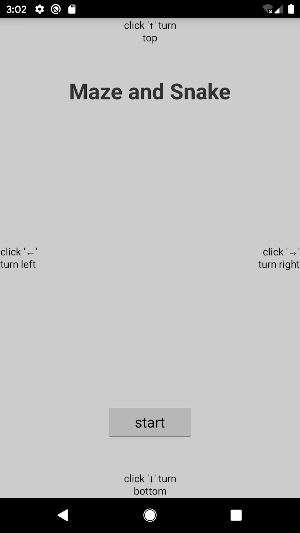 Maze and snake Screenshot 0