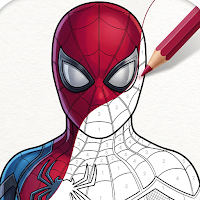 Spider Hero Coloring Book Man