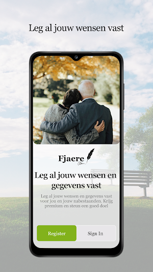 Fjaere - Uitvaartwensen Screenshot 1