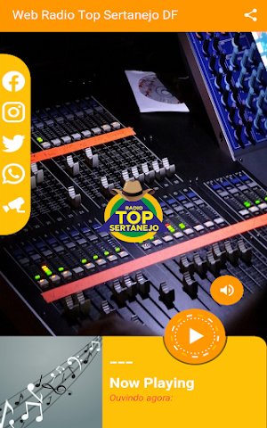 Web Rádio Top Sertanejo DF Screenshot 2