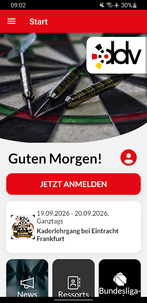 Deutschen Dart-Verband Screenshot 1