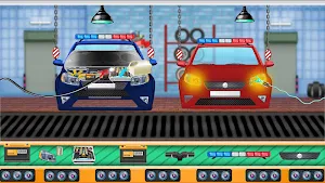 Police car maker factory: cars builder & fix it Screenshot 0