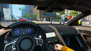 Taxi City Driver Taxi Sim 2023 Screenshot 0