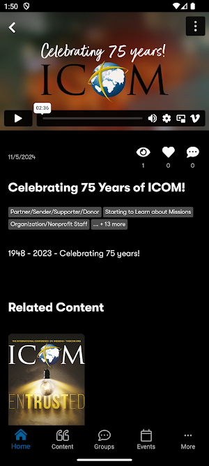 ICOM Community Screenshot 2