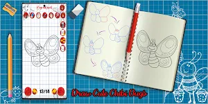 Learn To Draw Cute Insects Screenshot 1