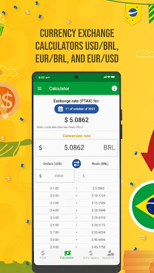 Dollar Exchange in Brazil Screenshot 2