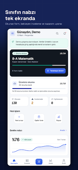 OptiRota: Optik Okuyucu Screenshot 0