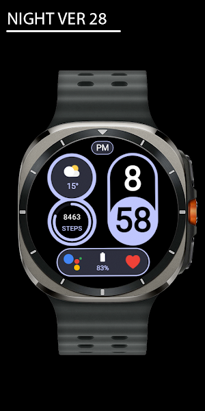 Night ver 28 - watch face Screenshot 0