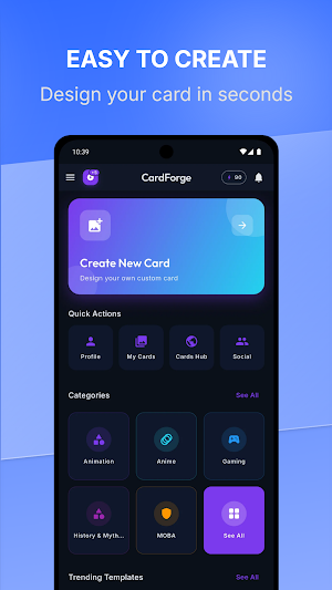 CardForge: AI Card Maker Screenshot 2