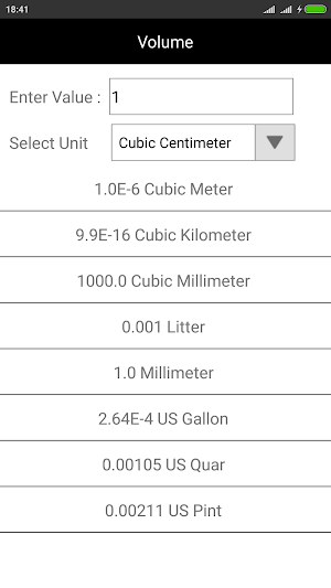convertor & unit convertor Screenshot 2
