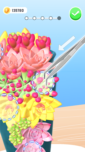 Succulents Sculptures 3D Screenshot 3