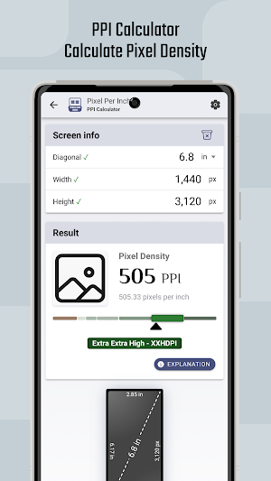 TV & Screen Calculator Screenshot 1