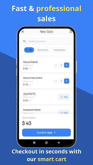 Sales Manager & Stock Tracker Screenshot 2