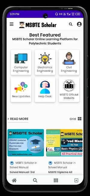 MSBTE Scholar Screenshot 1