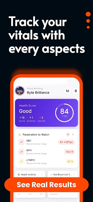 WiseBlood: Health & Wellness Screenshot 1