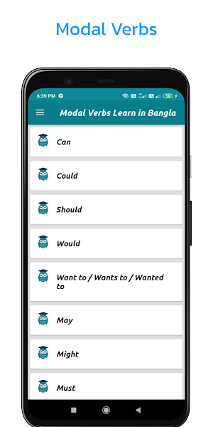 Modal Verbs Learn in Bangla Screenshot 1