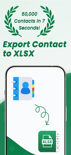 Contacts to XLSX - Excel Sheet Screenshot 0