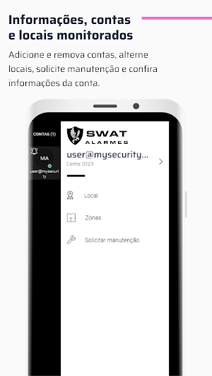 Swat Alarmes Screenshot 1