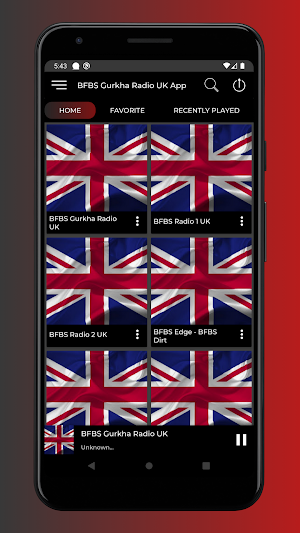 BFBS Gurkha Radio UK App Screenshot 0