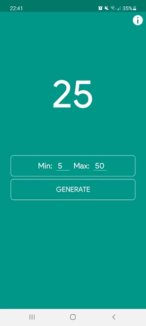 Random Number Generator Screenshot 2