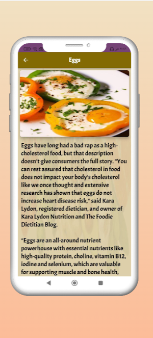 Foods for health Screenshot 2