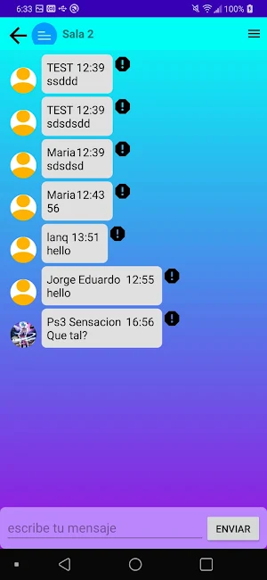 Chat novios y amigos Screenshot 3