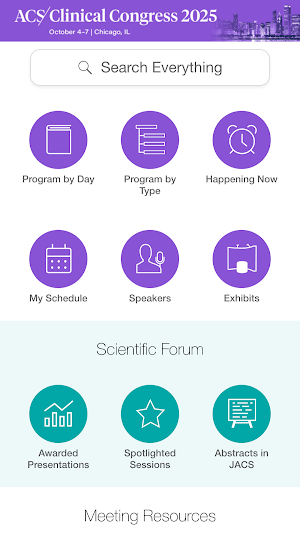 ACS Clinical Congress 2025 Screenshot 0