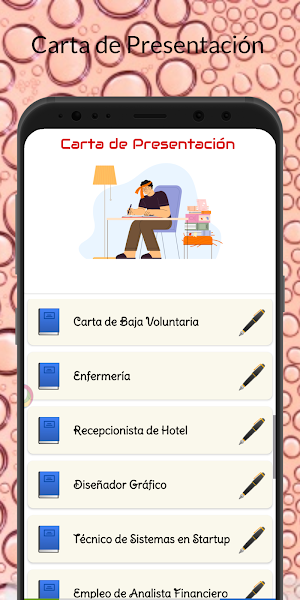 Carta de Presentación Screenshot 2