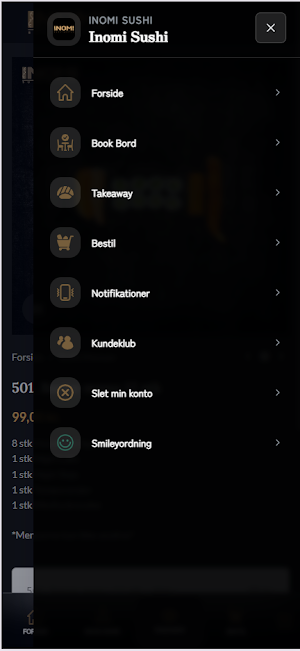Inomi Sushi Screenshot 1