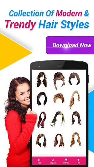 Women Hair Style Photo Editor Screenshot 0