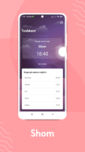 Namoz Vaqti 2022 Screenshot 3