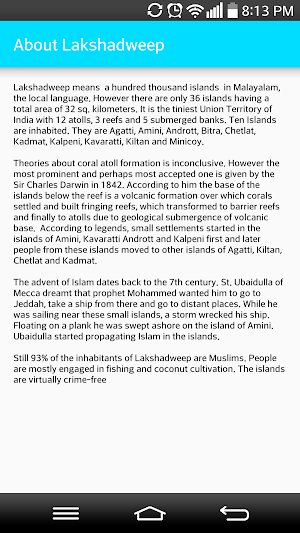 Tour to Lakshadweep Screenshot 2