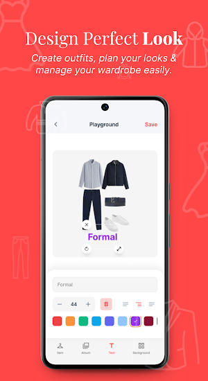 Outfit Planner digital Closeta Screenshot 2