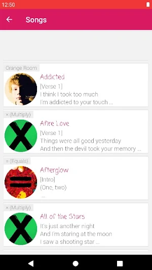 Ed Sheeran Lyrics Offline Screenshot 2