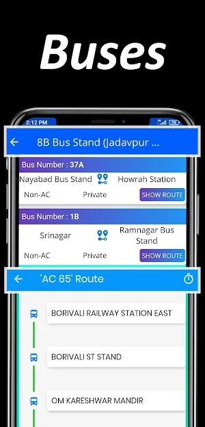 Kolkata local Suburban Trains, Metro, Bus Timings Screenshot 3